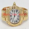 Dames van topkwaliteit Quartz Movement Worloge W62018V1 2676 18K Geel Gold Silver Dial Damesmode Wathces250F