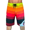 Herenshorts Zwembroek voor heren met compressievoering, 3D digitale print, elastische taille, trekkoord, strandbaden