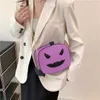 2023 Fun Pumpkin Bat Pu Crossbody Bag Halloween e Engraçado Personalidade 3D Cartoon Ombro para Mulheres 230927