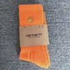 Chaussettes 2023 pour femmes et hommes, marque américaine Carhart, nouveau bas unisexe, étiquette dorée brodée, Sports de plein air, tendance 8pu5 4589 L23i L23i