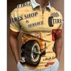 Diy roupas personalizadas t polos carro carta impressão de manga curta casual em torno do pescoço puro algodão camiseta masculina com zíper camisa polo