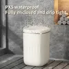 Cestini per rifiuti Pattumiera intelligente da 24 litri con sensore automatico di luce UV Pattumiera per cucina Bagno WC Cestino per rifiuti con coperchio 230926