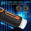 Masturbatoren Sex Machine 6 IN 1 Männlicher Masturbator Automatischer Teleskop-Vibrierender Blowjob Saugen Masturbation Für Männer Stroker Echter Vaginalsex x0926