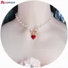 Chokers Gorgeous Vintage Rococo Style Wedding Lolita Princess Multilayer Pearl Lace Gem Necklace CollarBone Chain Necklet 230927