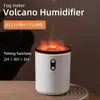 1pc Volcano Krater Nemlendirici - Taşınabilir kablosuz ve mobil, yerleşik pil, açık ve iç mekan kullanımı için mükemmel, sınıf, ofis, yatak odası için ideal