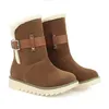 Boots Womens Snow Boots Autumn and Winter Round Head Fashion Warm Pur Short Large Children 230830