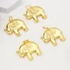 Pendant Necklaces Necklace Exquisite Elephant Charm Gold Color Copper Fashion Jewelry Birthday Gift For Girls