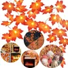 1 5 2 3M Luci LED fai-da-te Autunno a forma artificiale Autunno Luci LED String Festa Compleanno Decorazioni natalizie per la casa266U