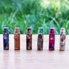 Colorful Aluminium Smoking Herb Tobacco Spice Miller Bullet Storage Bottle Stash Seal Case Portable Innovative Snuff Snorter Sniffer Snuffer Cigarette Holder