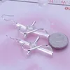 Dangle Earrings 925 Sterling Silver Earring Crystal Elegant Noble Design Beautiful Fashion For Women Wedding Jewelry Factory Price