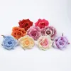 Faux Floral Greenery 100pcs Silk Roses Flowers Wall Bathroom Accessories Christmas Decorations for Home Wedding Artificial Plants Bride Brooch 230926