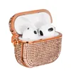 Earphone Accessories For Pro 2 Luxury 3D Cute Bling Diamonds Hard Case for Protective Charging Bag 230927