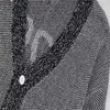 Outono e inverno novo artesanato jacquard carta moda manga comprida cardigan unissex suéter com capuz escovado topo unisex moletom com capuz h1k12
