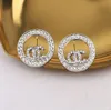 Diseñadores de joyas de perno prisionero de moda Pendientes de lujo Orecchini plateado plata para mujer para hombre tienen pendiente de moda orrous pequeña letra de oro pendientes de diseñador joyería XB01