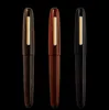 Fountain Pens Jinhao Rosewood Pen Present Box Set Full Gold Clip Medium NiB Ink Office Utsökt Writing Business 230927