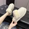 Slippers Shoes Woman Plush Slippers للبالغين Low Pantofle Platfor