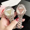 Gues Brand Watches Women Girl Diamond Crystal Triangle Question Mark Style Metal Steel Band Quartz Wrist Watch Wholesale Free Shipping