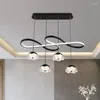 Pendant Lamps Modern Bedroom Restaurant LED Creative Dining Hall Lights Personalized Shop Bar Decoration Hanging Lamp