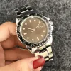 روكس جديد أزياء الساعات wrist watch العلامة التجارية للنساء على غرار Metal Steel Band Quartz Watches بالجملة شحن مجاني