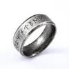 316L Stainless steel MEN Ring fashion words RETRO Rings Jewelry LR-R133237E