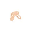 10st Metal Rose Gold Apricot Leaf Servett Ring Table Top Decoration Holder for Western Wedding Bankets etc. Rings211y