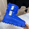 Designer dameslaarzen Dopamine Jelly Boot Waterdichte antislip regenlaarzen Australië Warme snowboots Katoenen schoenen met dikke bodem