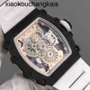 RichasMiers Horloge Ys Top Clone Factory Horloge Koolstofvezel Automatisch Horloge Heren Zakelijk Vrije tijd Rm2101M anualC eramiC aseT apeT rendS wissW ristwatchesH igh7NPE