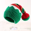 M666 Christmas Hat For Man Woman Red Ball Knitted Wool Hat Warm Beanie Caps