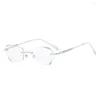 Zonnebril Vintage Vision Care Draagbare Diamant Oogbescherming Anti-Blauw Licht Brillen Bijziendheid Bril Ultra Frame