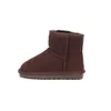 Stivali per bambini Stivali per bambini Australia Stivali da neve Designer Bambini Inverno Classico Ultra Mini Boot Bottino in pelliccia per bambini Stivaletti alla caviglia per bambina Stivaletti in pelle scamosciata per bambini