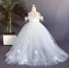 Girl Dresses Puffy Birthday Wedding Flower Princess Dress Kids Layers Cute First Communion Gowns