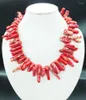 Choker Free Delivery. 9MM Irregular Red. Branch Shape Coral Necklaces. 50CM Is The True (Last One)