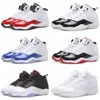 Enfants Infants Jumpman 12.5 Chaussures de basket-ball Entraîneurs pour enfants en bas âge Kid blanc rouge noir Runner Chaussures de sport Enfant Shorts Baskets Garçons Filles En plein air