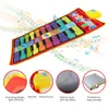 Learning Toys Kids Musical Piano Mat Duet Tangentboard Play Mat 20 Keys Floor Piano With 8 Instrument Sound 5 Paly lägen Dance Pad Educatinal Toys 230926