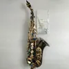 High-End Black Nickel Gold 991 Original Structure B-Key Professional Bending High Pitched Saxophone Professional-Tone Sax Sax