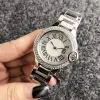 2023 New Full Brand Wrist Watches Women Girl Crystal Roman Numerals Style Metal Steel Band Quartz Clock reloj mujer Wholesale Free Shipping