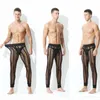 Men's Body Shapers Jumpsuit Underwear Sexuality Breathable Hollow Out Sexy Sports Long Johns Pants Cueca Calzoncillos Bodusuit