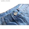 Calças de brim masculinas vintage rasgado jeans homem casual perna reta calças jeans azul claro fino ajuste buraco jeans mais vendidos l230927