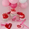 Taart Tools Hart Love You Topper Valentijnsdag Bruidspaar Decor Verjaardag Cupcake Decors Schattig Romantisch Acryl Dessert
