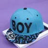 Berretti da baseball estivi per bambini cappello hip-hop lettera di moda ricamo protezione solare per esterni versatili berretti da baseball neri per ragazzi e ragazze x0927