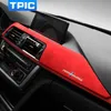 Alcantara Wrap Car Dashboard Panel ABS Pokrywa Dekoracja wnętrza samochodu dla BMW F30 F31 F32 F34 F36 3GT 3 4 Series Akcesoria 273e