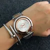 2023 Hot Koop Fashion Brand Polshorloge Vrouwen Meisjes kristal Kan draaien wijzerplaat stijl stalen metalen band Quartz Horloges digitaal horloge Groothandel Gratis Verzending