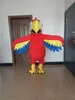 La mascotte calda del pappagallo di vendita in fabbrica costumi la festa di Halloween di alta qualità del costume del fumetto dell'orso di formato adulto
