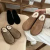 Freizeit-Outdoor-Hausschuhe für Herren, Schaffell-Wildleder, UGplush-Slipper, Cooke Scuff Romeo Loafers, Pelz-Shearling-Pantoletten, Tasman Neumel Ankle Bootie-Sandalen