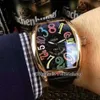 Wysokiej jakości szalone godziny 8880 CH Automatyczne zegarek męski Rose Gold Case Kolor Marka Czarne skórzane paski
