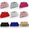 Avondtasje Kristallen clutch Dames Bruiloft Handtas Schoolfeest Portemonnee Keten Ruche Schoudertas 230926