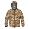 Piumino da uomo Piumino invernale da uomo Parka in cotone Mimetico militare Primavera caldo termico con cappuccio Giacca e cappotto invernali leggeri da uomo YQ230927