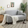 Stol täcker Elastic Jacquard Tyg Sofa Cover Stretch Couch Section L Form Slipcover Corner Fall för vardagsrum 1234 SEAT 230921