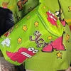 Borse da scuola Kawaii Crayon Shin-Chan Borsa in peluche Cartone animato Zaino carino Borsa a tracolla con cerniera con apertura superiore Anime Peluche per ragazza Regalo di compleanno 230927