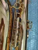 Mässing Gold-Plated B-Key Professional Tenor Saxophone mest bekväm Känsla Professionell Tone Tenor Sax Jazz Instrument 00